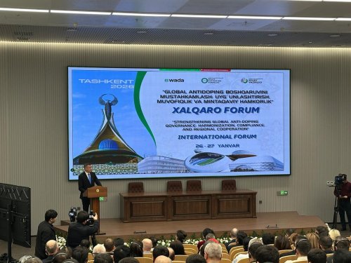 AMADA rəhbəri WADA forumunda AMADA rəhbəri WADA forumunda