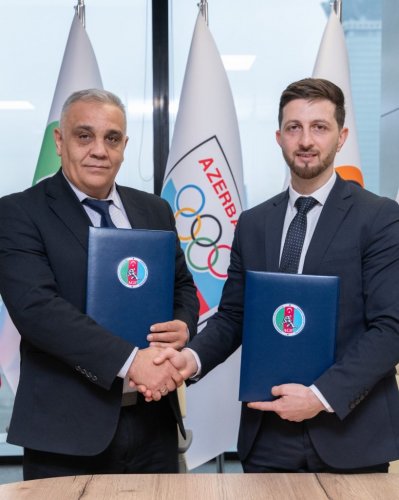 Azərbaycan Güləş Federasiyasından yeni anlaşma - FOTOLAR