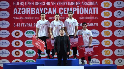 Azərbaycan çempionatının ilk medalçıları - FOTOLAR
