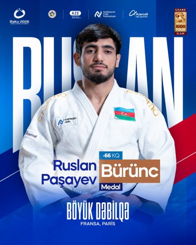 Böyük Dəbilqə: Cüdoçularımızdan 1 qızıl, 1 bürünc medal - YENİLƏNDİ