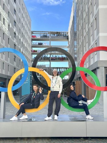 Olimpiyaçılarımız Milanda ziyarət olundu - FOTOLAR