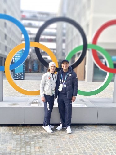 Olimpiyaçılarımız Milanda ziyarət olundu - FOTOLAR