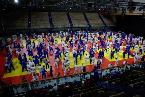 Olimpiya və dünya çempionlarımız Parisdə - FOTOLAR
