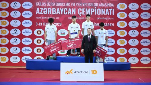 Azərbaycan çempionatının son medalçıları - FOTOLAR Azərbaycan çempionatının son medalçıları - FOTOLAR