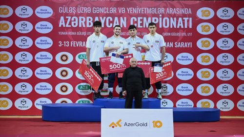 Azərbaycan çempionatının son medalçıları - FOTOLAR Azərbaycan çempionatının son medalçıları - FOTOLAR