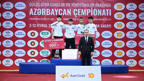 Azərbaycan çempionatının son medalçıları - FOTOLAR Azərbaycan çempionatının son medalçıları - FOTOLAR