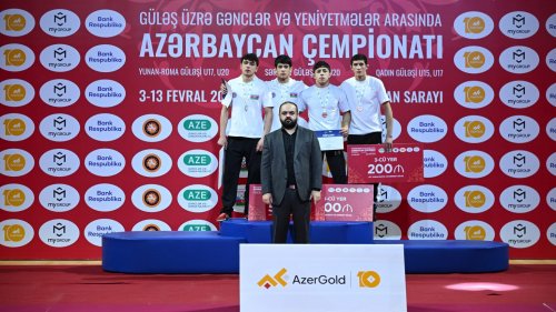 Azərbaycan çempionatının son medalçıları - FOTOLAR Azərbaycan çempionatının son medalçıları - FOTOLAR