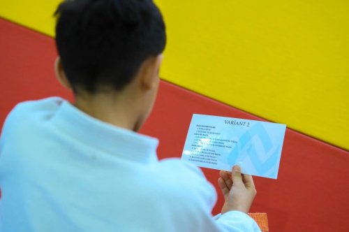 37 cüdoçu imtahan verdi - FOTOLAR