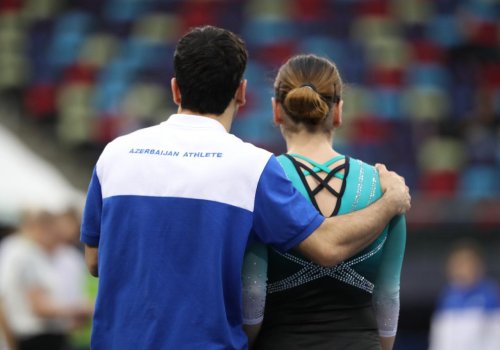 Gimnastlarımız Dünya Kubokunun finalında - FOTOLAR Gimnastlarımız Dünya Kubokunun finalında - FOTOLAR