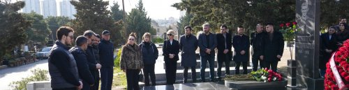 "Neftçi" Banişevskinin məzarını ziyarət etdi - FOTOLAR