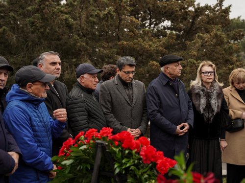 Anatoli Banişevskinin məzarı ziyarət olundu - FOTOLAR