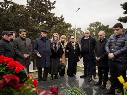 Anatoli Banişevskinin məzarı ziyarət olundu - FOTOLAR