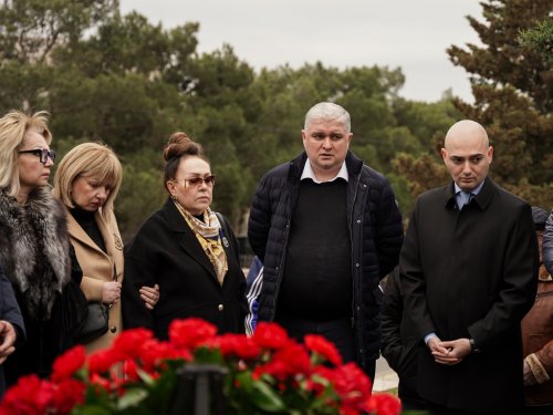 Anatoli Banişevskinin məzarı ziyarət olundu - FOTOLAR