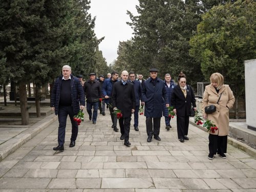 Anatoli Banişevskinin məzarı ziyarət olundu - FOTOLAR
