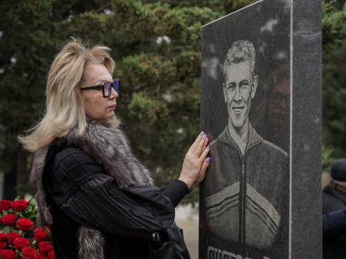 Anatoli Banişevskinin məzarı ziyarət olundu - FOTOLAR