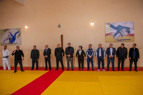 Qəbələdə yeni cüdo zalı açıldı - FOTOLAR Qəbələdə yeni cüdo zalı açıldı - FOTOLAR