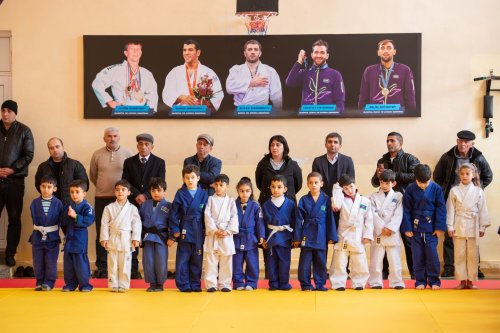 Qəbələdə yeni cüdo zalı açıldı - FOTOLAR Qəbələdə yeni cüdo zalı açıldı - FOTOLAR