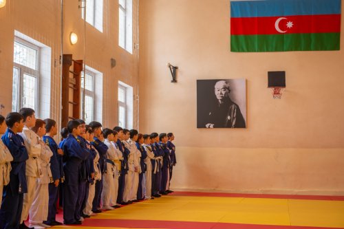 Qəbələdə yeni cüdo zalı açıldı - FOTOLAR Qəbələdə yeni cüdo zalı açıldı - FOTOLAR
