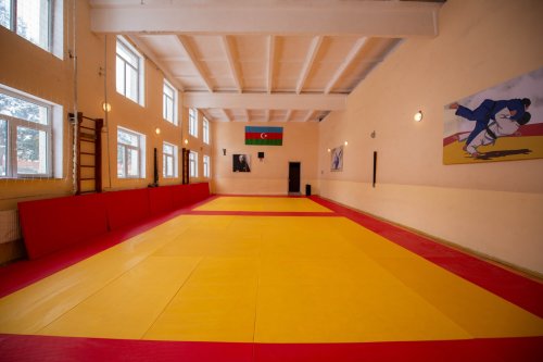 Qəbələdə yeni cüdo zalı açıldı - FOTOLAR Qəbələdə yeni cüdo zalı açıldı - FOTOLAR