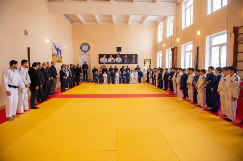 Qəbələdə yeni cüdo zalı açıldı - FOTOLAR Qəbələdə yeni cüdo zalı açıldı - FOTOLAR