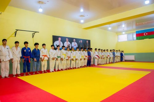 Daha bir cüdo zalı istifadəyə verildi - FOTOLAR