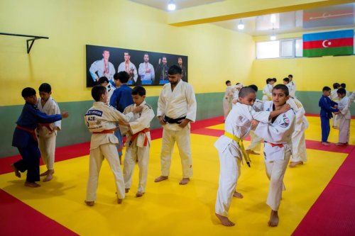 Daha bir cüdo zalı istifadəyə verildi - FOTOLAR