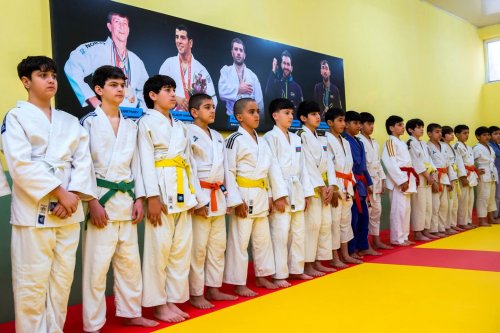 Daha bir cüdo zalı istifadəyə verildi - FOTOLAR