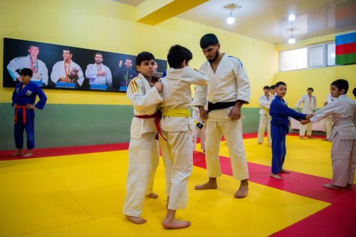 Daha bir cüdo zalı istifadəyə verildi - FOTOLAR