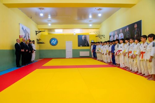 Daha bir cüdo zalı istifadəyə verildi - FOTOLAR