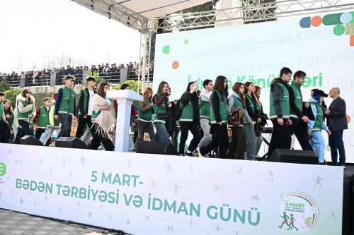 Qazaxda möhtəşəm parad və açılış - FOTOLAR