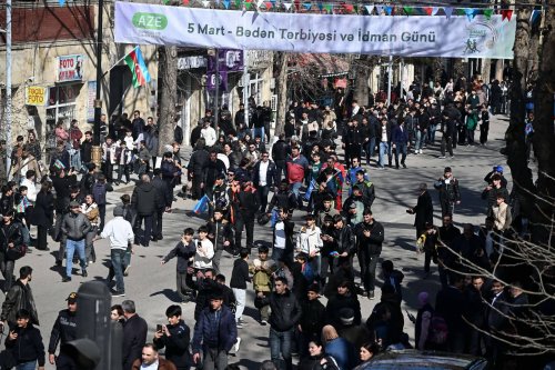 Qazaxda möhtəşəm parad və açılış - FOTOLAR