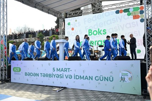 Qazaxda möhtəşəm parad və açılış - FOTOLAR