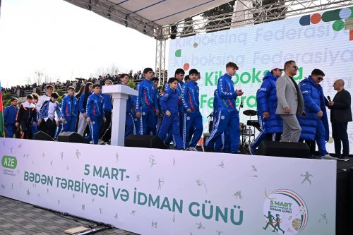 Qazaxda möhtəşəm parad və açılış - FOTOLAR