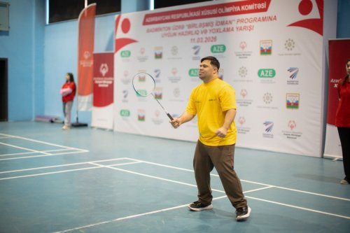 Bakıda badminton yarışı keçirildi - FOTOLAR