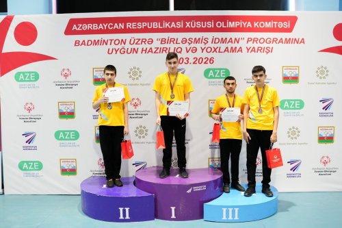 Bakıda badminton yarışı keçirildi - FOTOLAR