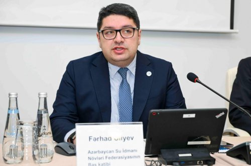 Vüqar Əhmədov yeni federasiyanın prezidenti seçildi - FOTOLAR