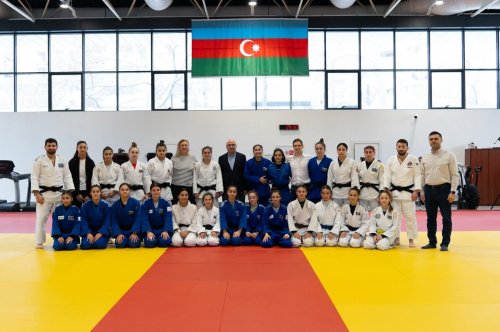 IJF nümayəndələri millimiz üçün seminar keçirdi - FOTOLAR