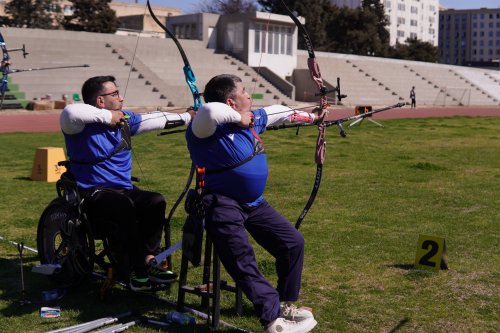 Kamandan oxatma turnirinin açılışı olub - FOTOLAR