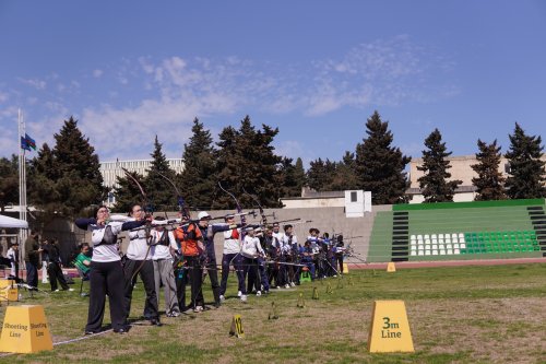 Kamandan oxatma turnirinin açılışı olub - FOTOLAR