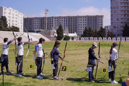 Kamandan oxatma turnirinin açılışı olub - FOTOLAR