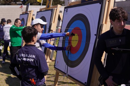 Kamandan oxatma turnirinin açılışı olub - FOTOLAR