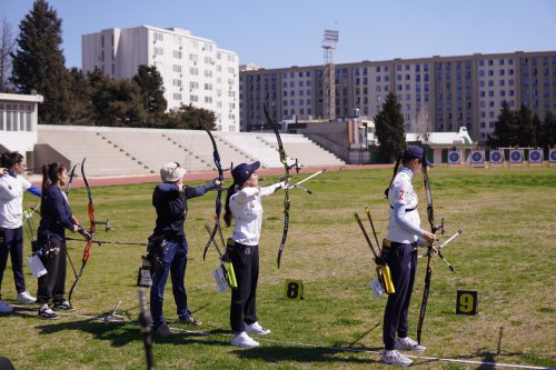 Kamandan oxatma turnirinin açılışı olub - FOTOLAR