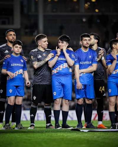 "Qarabağ" - "Sabah" oyununda aksiya - FOTOLAR