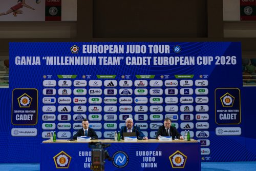 Gəncədə keçiriləcək Avropa Kubokunun püşkü atıldı - FOTOLAR