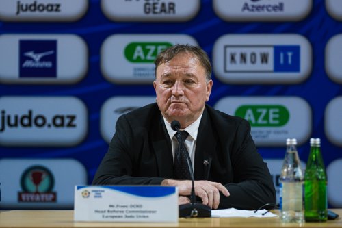 Gəncədə keçiriləcək Avropa Kubokunun püşkü atıldı - FOTOLAR