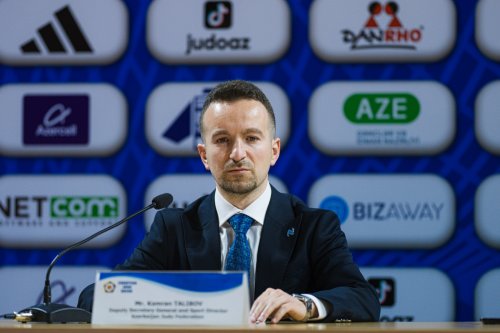 Gəncədə keçiriləcək Avropa Kubokunun püşkü atıldı - FOTOLAR