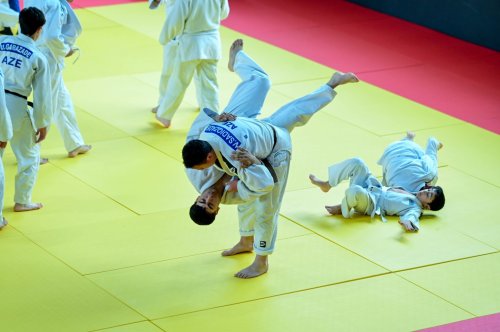 Daha bir cüdo zalı fəaliyyətə başladı - FOTOLAR