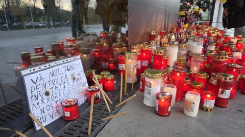 Luçesku ilə stadionda vidalaşdılar - FOTOLAR