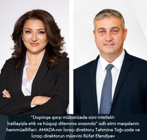 Antidopinq sahəsində yeni yanaşma məqaləsi dərc olunub