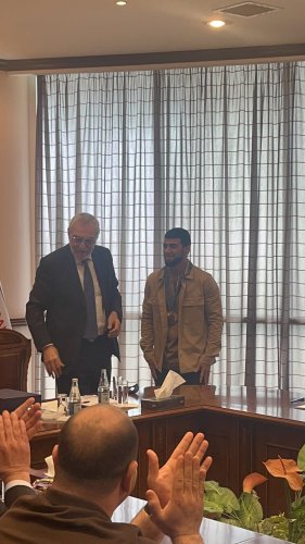 Olimpiya medalçılarımız yeni mükafatlarına qovuşdu - FOTOLAR